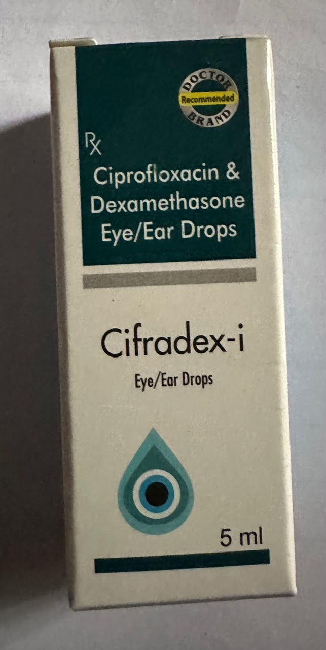 CIPROFLOXACIN AND DEXAMETHASONE  D003