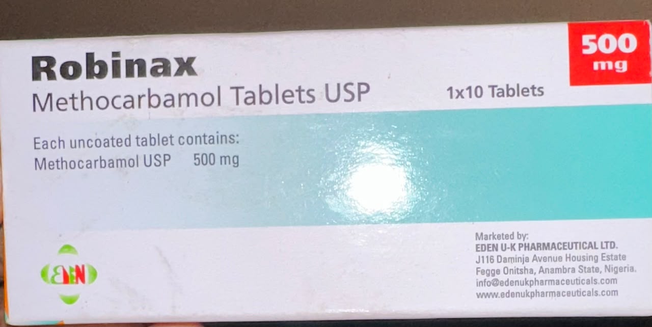 METHOCARBARMOL 500MG  D001